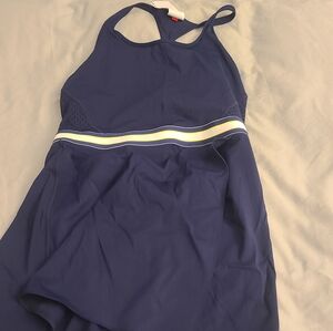 Wilson Dark Blue and Yellow One-Piece Sport Dress